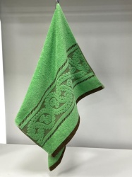 Peškir Stock 50x90cm Dezen S7 Zelena boja ( VLK000940-stockS7 )