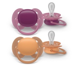 Philips Avent varalica soft 18m+ 2kom orange/violet ( SCF093/03 )