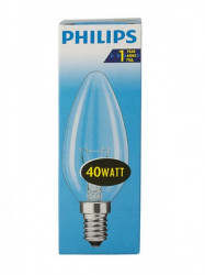 Philips standardna sijalica E14 40W B35 SVEĆA BISTRA PS014 - Img 1