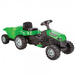 Pilsan Traktor active sa pedalama i prikolicom green ( CAN7316G )