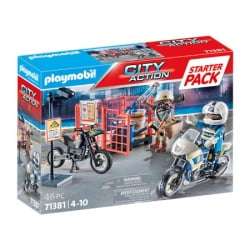 Playmobil City action Policajac na motoru set ( 1040620 )-1