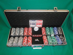 Poker set Royal flush 500kom u koferu - Low Stakes ( MAN-D-2099MRF-LS ) - Img 2