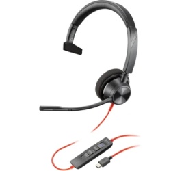 Poly Blackwire 3310 Mono USB-C Headset with USB-C to USB-A Adapter 8X216AA Slušalice sa mikrofonom