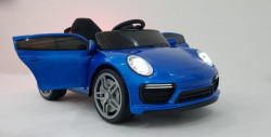 Porsche WMT-911 Dečiji Auto na akumulator sa kožnim sedištem i mekim gumama - Plavi - Img 3