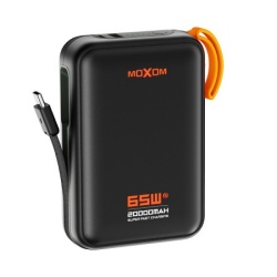 Power bank moxom mx-pb188 65w super fast 20000mah type c crni ( BAT9441 )