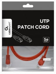 PP12-2M/R Gembird Mrezni kabl, CAT5e UTP Patch cord 2m red A - Img 2