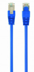 PP22-0.5M/B Gembird Mrezni kabl FTP Cat5e Patch cord, 0.5m blue - Img 1