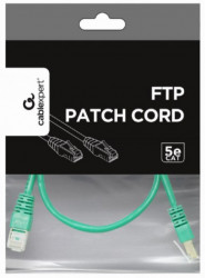 PP22-1M/G Gembird Mrezni kabl FTP Cat5e Patch cord, 1m green - Img 2