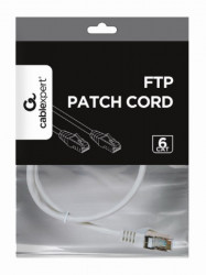 PP6-3M/W Gembird Mrezni kabl, CAT6 FTP Patch cord 3m white - Img 1