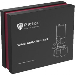 Prestigio battery operated electric wine dispenser with stainless steel tube ( PWA104ASB ) - Img 2