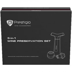 Prestigio manual vacuum wine stopper with stoppers and champane stopper ( PWA102PS ) - Img 15