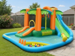 Proizvod sa nedostatkom - OUTLET - Igraonica 7u1 Oaza - 430x375x205cm ( 9264 )