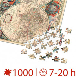 Puzzle 1000 vintige map ( 07/75710-01 ) - Img 3