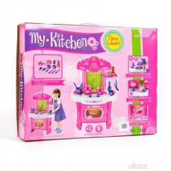 Qunsheng Toys igračka kuhinja sa dodacima-roze ( A013322 ) - Img 2