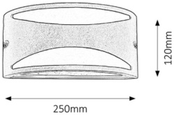 Rabalux 8359 Manhattan Spoljna zidna lampa, E27, 1x MAX 60W, IP54-2