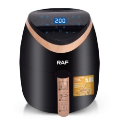 Raf r.5234b friteza na vruć vazduh crna 5l