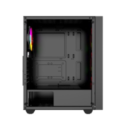 Raidmax vector 100 black 4 x rgb fan/window/no-psu kuciste -3