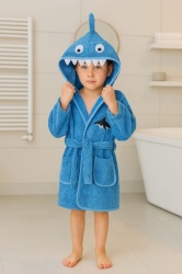Ready Bade mantil Zoo - Plava Ajkula (10-12)
