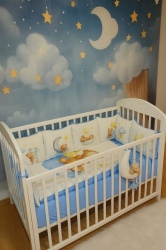 Ready Posteljina Medenko 10 delova - Plava