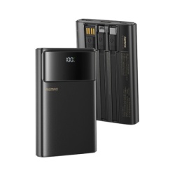 Remax Power bank fc-03 led light pd 20w + qc 22.5w 10000mah crni ( BAT9487 )