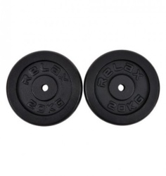 Ring tegovi 2x20kg crni standardni liveni - RX PLO1-20