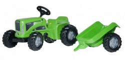 Rolly toys Futura Traktor na pedale sa prikolicom - zeleni ( 620005 ) - Img 2