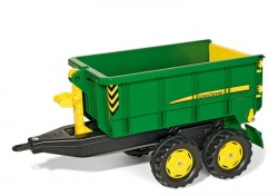 RollyToys Prikolica rolly kontejner  sa 2 osovine John Deere ( 125098 )-1