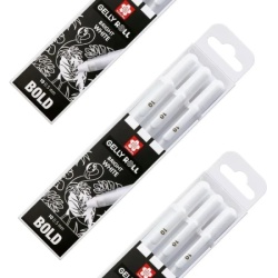 Royal Talens gelly basic gel olovka set white bold 3k ( 672391 )