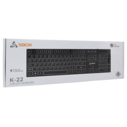 S Box K 22 USB Tastatura - US-2