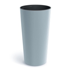 Saksija Lamia visoka 25cm sa uloškom - svetlo siva 443U ( 20006 )