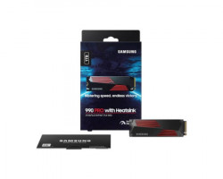 Samsung 1TB M.2 NVMe MZ-V9P1T0CW 990 Pro Series Heatsink SSD - Img 2