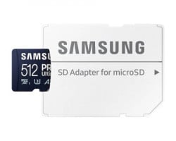 Samsung MicroSD 512GB, pro ultimate, SDXC, UHS-I U3 V30 A2, Read up to 200MB/s, Write up to 130 MB/s, w/SD adapter ( MB-MY512SA/WW ) - Img 2