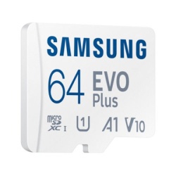 Samsung MicroSD 64GB, EVO Plus, SDXC, UHS-I U3 V10 A1, Read 160MB/s, for 4K and FullHD video recording, w/SD adapter ( MB-MC64SA/EU ) -3