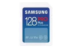 Samsung SD card 128GB, pro plus, SDXC, UHS-I U3 V30 Class 10 ( MB-SD128S/EU )