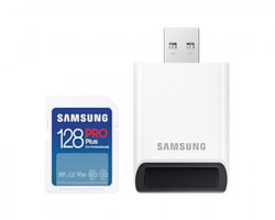 Samsung SD card 128GB, PRO Plus, SDXC, UHS-I U3 V30 Class 10 ( MB-SD128SB/WW ) - Img 2