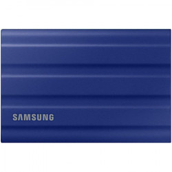 Samsung T7 Shield Ext SSD 1000 GB USB-C blue 1050/1000 MB/s 3 yrs, included USB Type C-to-C and Type C-to-A cables, Rugged storage featurin