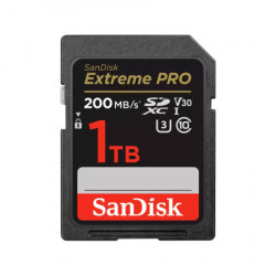 SanDisk SDXC 1TB extreme ProDeluxe 200MB/s UHS-I Class10 U3 V30