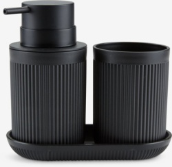 Set za kupatilo 3 kom/set crna