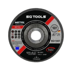 SG TOOLS SG11007 brusna ploča ispupčena 125 x 6.0mm Metal Premium A 24 RBF ( SG11007 )