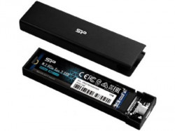 SiliconPower M.2 NVMe or SATA SSD enclosure PD60, 2230/2242/2260/2280 Type-C, black ( SP000HSPSDPD60CK ) - Img 2