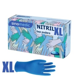 Sinomedic nitrilne rukavice plave XL A100 ( 303004 )