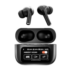 Slusalice bluetooth ds86 anc/enc tws sa led ekranom crne ( SL1563 )-5