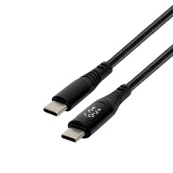 Somogyi USB kabel sa displejem, USB-C/USB-C, 100W 1.2m ( USBCC100PM )