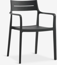 Stacking chair black