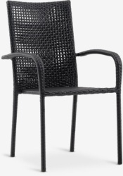 Stacking chair black