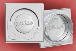 Štucna kvadratna fi 118mm bela plastificirana-hv lim ( 10910 )