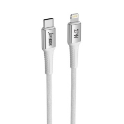 Superior su-k150 pleteni 27w 3a type-c na lightning 1m beli Usb data kabal ( U2151 )