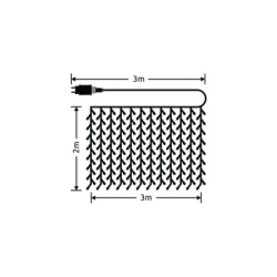 Svetleći niz sa 192 toplo bele LED diode   ( ML-C3002 )-2