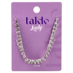Takk lara lady lančić kristali srebrna ( 505116 )