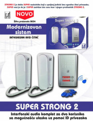 Tehtel Audio interfon za 2 korisnika sa ID citacem SUPER STRONG 2 ( 0834 ) - Img 2